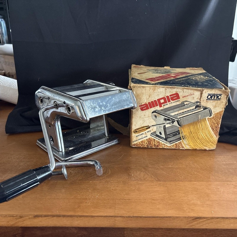 Vintage AMPIA Brevettata MODEL 110 Pasta Maker Tipo Lusso - Made in Italy